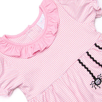 Ric Rac-nophobia Applique Dress, Pink