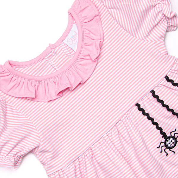 Ric Rac-nophobia Applique Dress, Pink