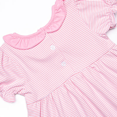 Ric Rac-nophobia Applique Dress, Pink