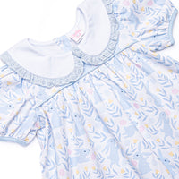 Blue Bunny Trails Collared Dress, Blue