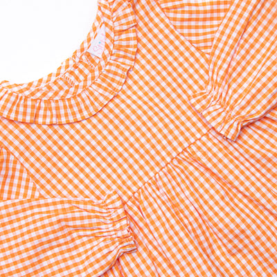 Paranormal Pup Applique Legging Set, Orange