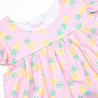 Pretty in Pineapples Short Set, Pink
