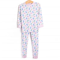 Cottontail Colors Bamboo Pajama Set, Pink