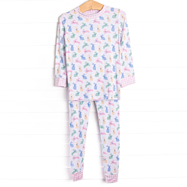 Cottontail Colors Bamboo Pajama Set, Pink