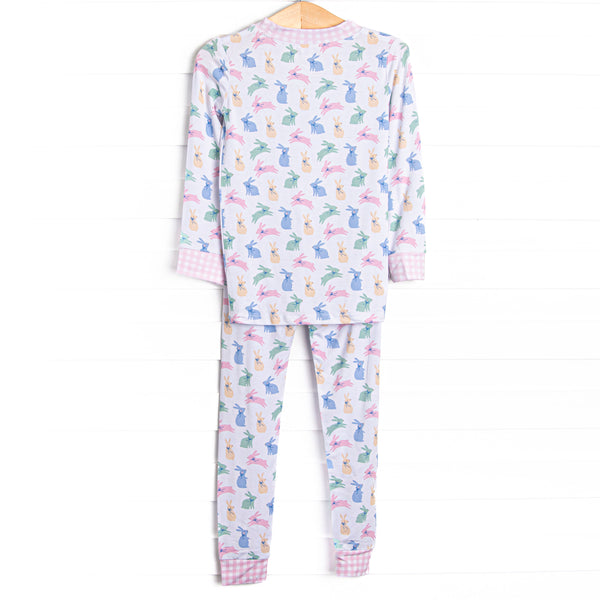 Cottontail Colors Bamboo Pajama Set, Pink