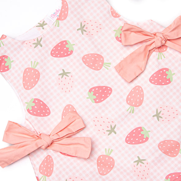 Pineberry Picnic Bloomer Set, Pink