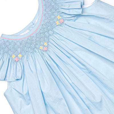 Simple Sprouts Smocked Skirt Set, Blue
