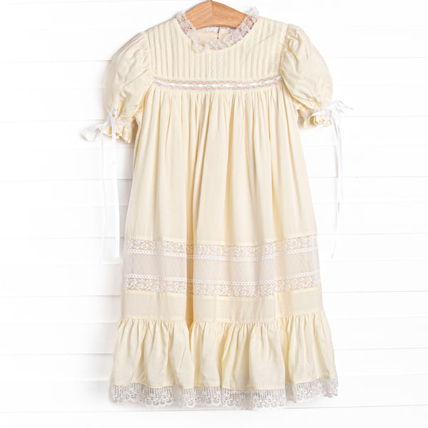 Margaret Heirloom Dress, Yellow