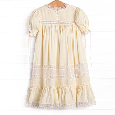 Margaret Heirloom Dress, Yellow