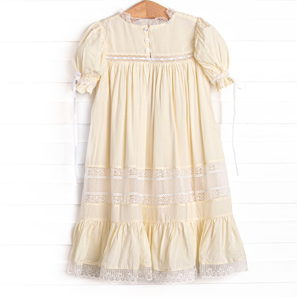 Margaret Heirloom Dress, Yellow