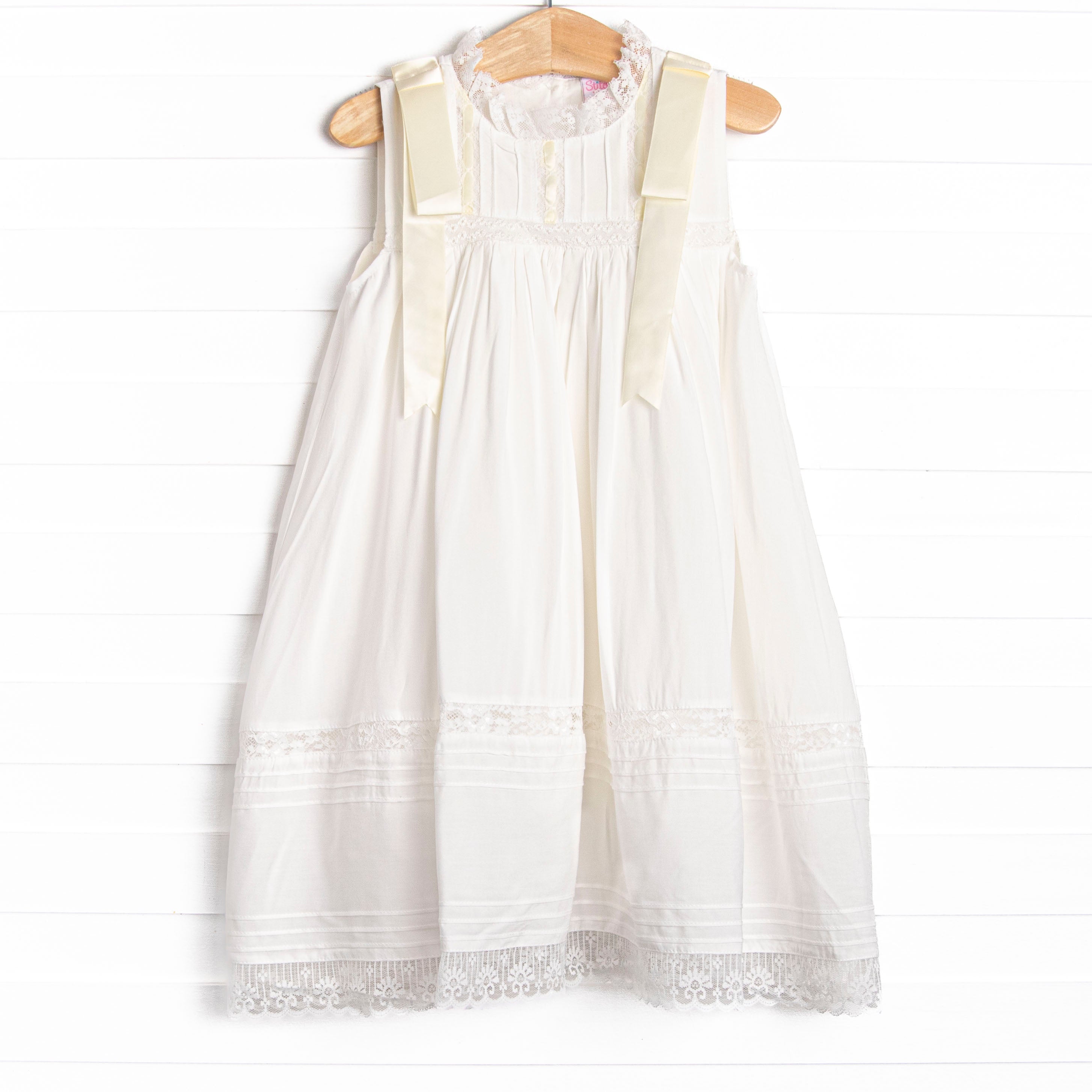 Blaire Heirloom Dress, White Stitchy Fish Blaire Heirloom Dress, White Stitchy Fish