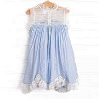 Vivie Heirloom Dress, Blue