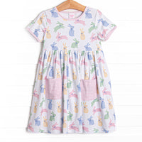 Cottontail Colors Pocket Dress, Pink