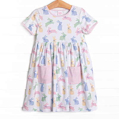 Cottontail Colors Pocket Dress, Pink