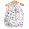 Under the Sea Maidens Smocked Bubble, Green