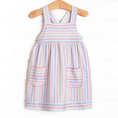 Summer Sunshine Embroidered Dress, Pink