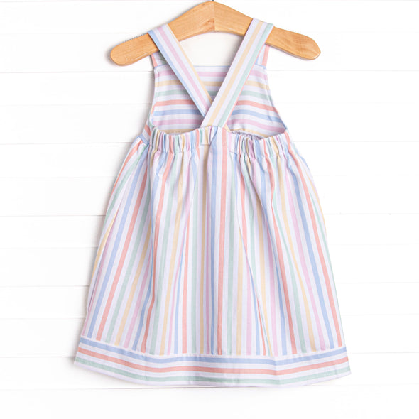 Summer Sunshine Embroidered Dress, Pink