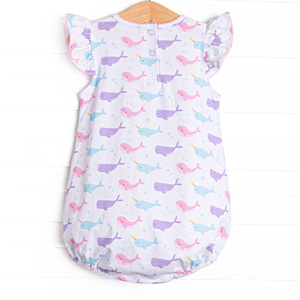 Nora Narwhal Pocket Bubble, Pink
