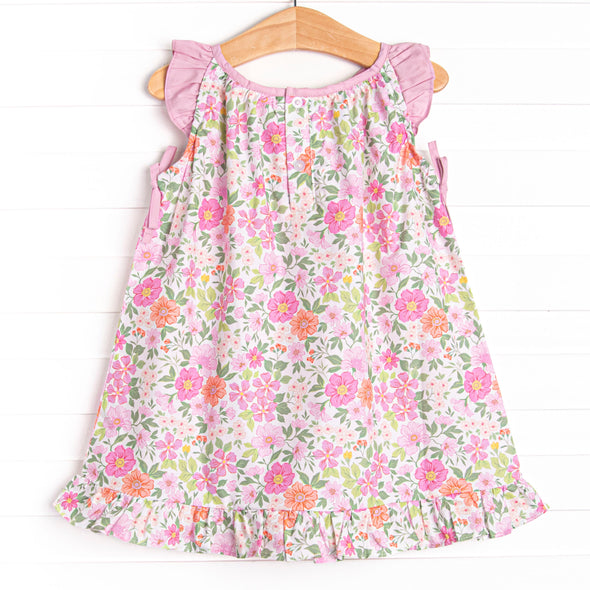 Fields of Fuchsia Dress, Purple