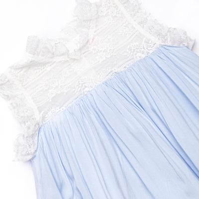 Vivie Heirloom Dress, Blue