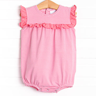Bonnie Bubble, Medium Pink Stripe