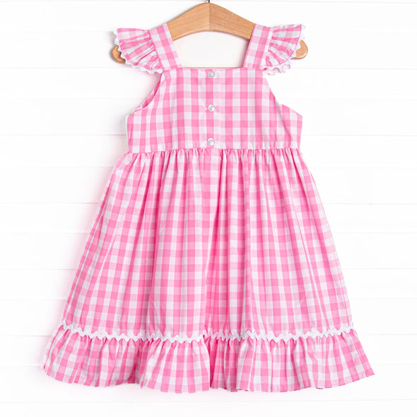 Tulip Treasures Smocked Dress, Pink