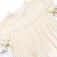 Margaret Heirloom Dress, Yellow