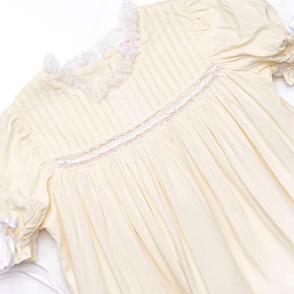 Margaret Heirloom Dress, Yellow