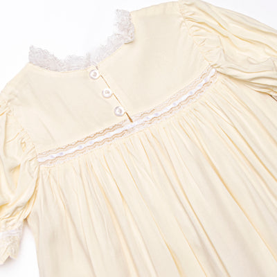 Margaret Heirloom Dress, Yellow