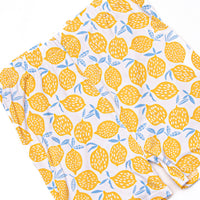 Lakeside Lemonade Bamboo Pajama Short Set, Yellow