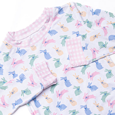 Cottontail Colors Bamboo Pajama Set, Pink