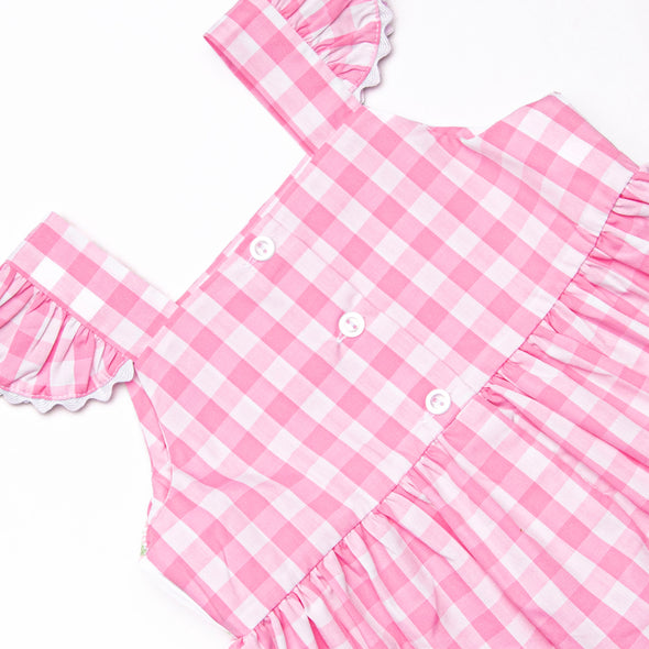 Tulip Treasures Smocked Bubble, Pink