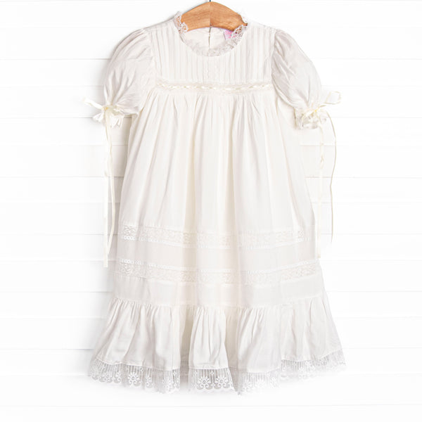 Margaret Heirloom Dress, White