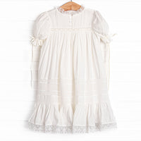 Margaret Heirloom Dress, White