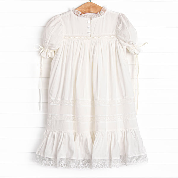 Margaret Heirloom Dress, White