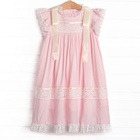 Iris Heirloom Dress, Pink