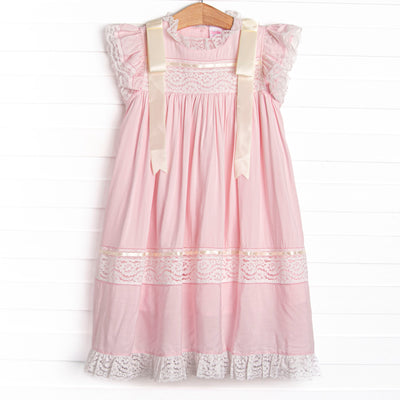Iris Heirloom Dress, Pink