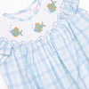 Bayside Bubbles Smocked Girl Bubble, Blue