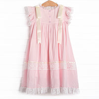 Iris Heirloom Dress, Pink
