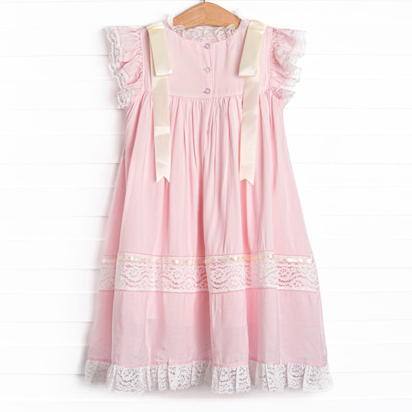 Iris Heirloom Dress, Pink