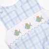 Bayside Bubbles Smocked Boy Bubble, Blue