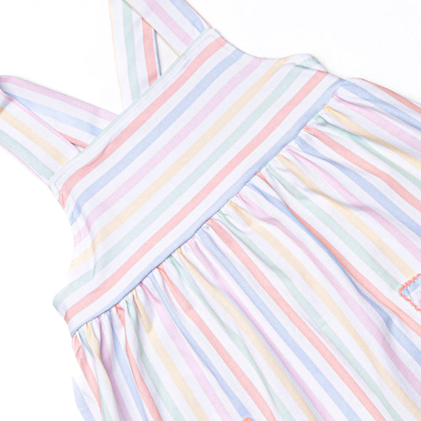 Summer Sunshine Embroidered Dress, Pink