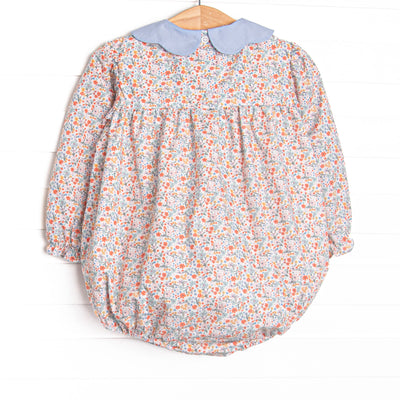 Sunny Flower Fields Bubble, Blue