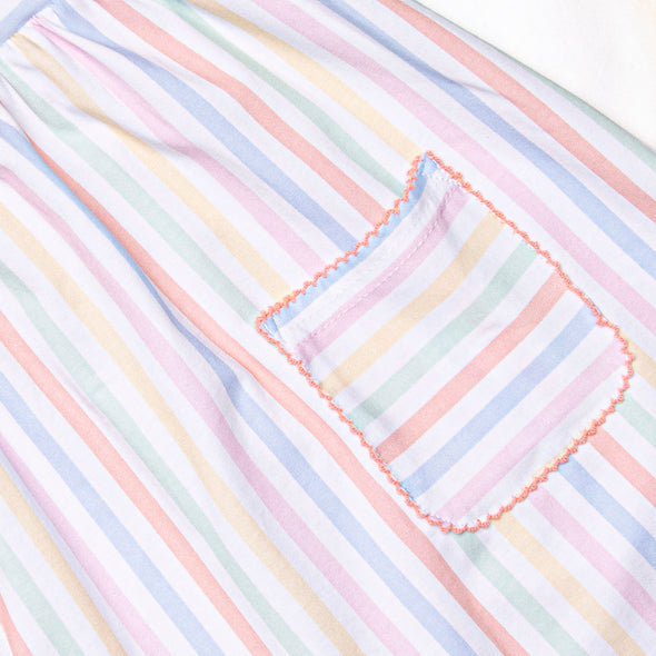 Summer Sunshine Embroidered Dress, Pink