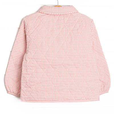 Camilla Quilted Coat, Pink