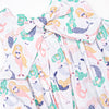 Under the Sea Maidens Smocked Bubble, Green