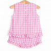 Washed Ashore Applique Short Set, Pink