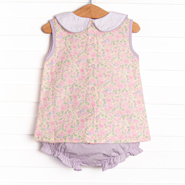 Fields of Faith Diaper Set, Purple