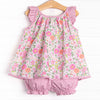 Fields of Fuchsia Bloomer Set, Purple