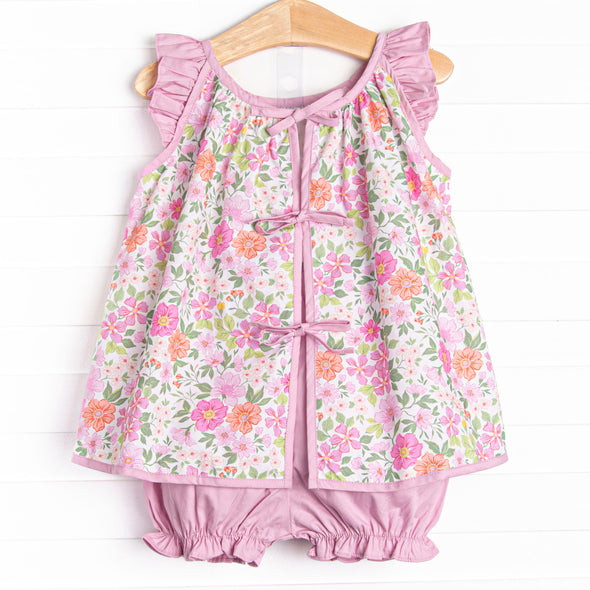 Fields of Fuchsia Bloomer Set, Purple